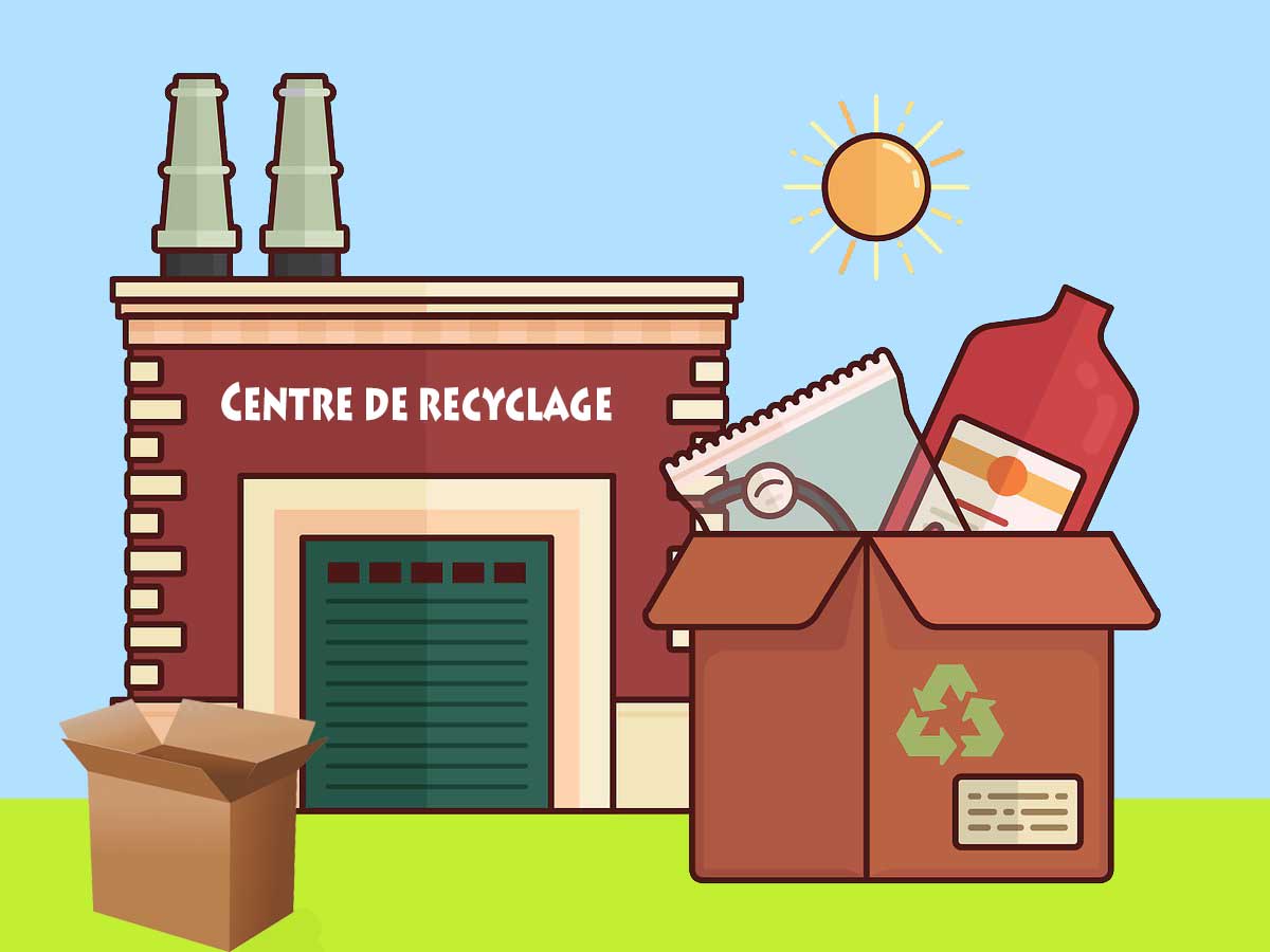 Centres de recyclage carton
